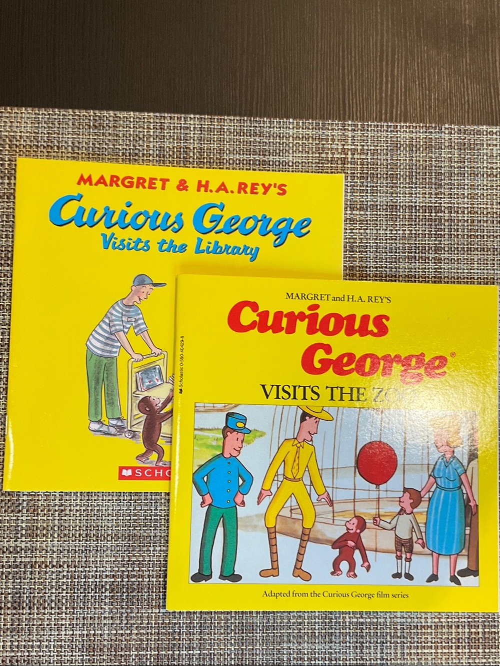 Kids Book Set - Curious George 2 books.